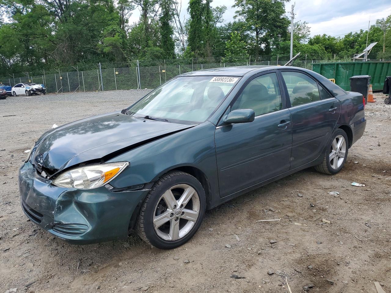 2003 Toyota Camry LE, VIN 4T1BE32KX3U741419 — Front end