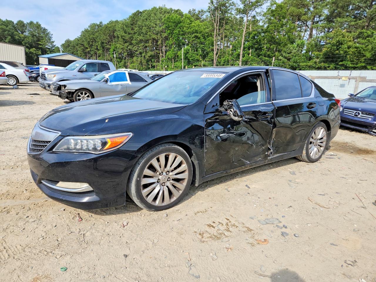 2014 Acura RLX Technology, VIN JH4KC1F50EC005549 — Side