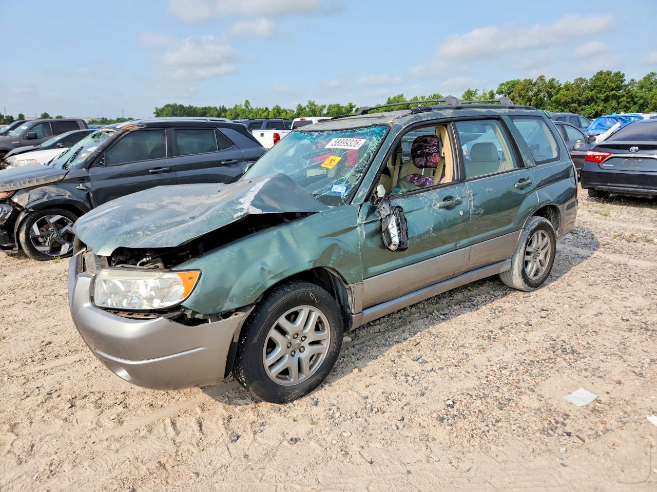 2007 Subaru Forester X L.L. Bean, VIN JF1SG67647H702955 — Front end