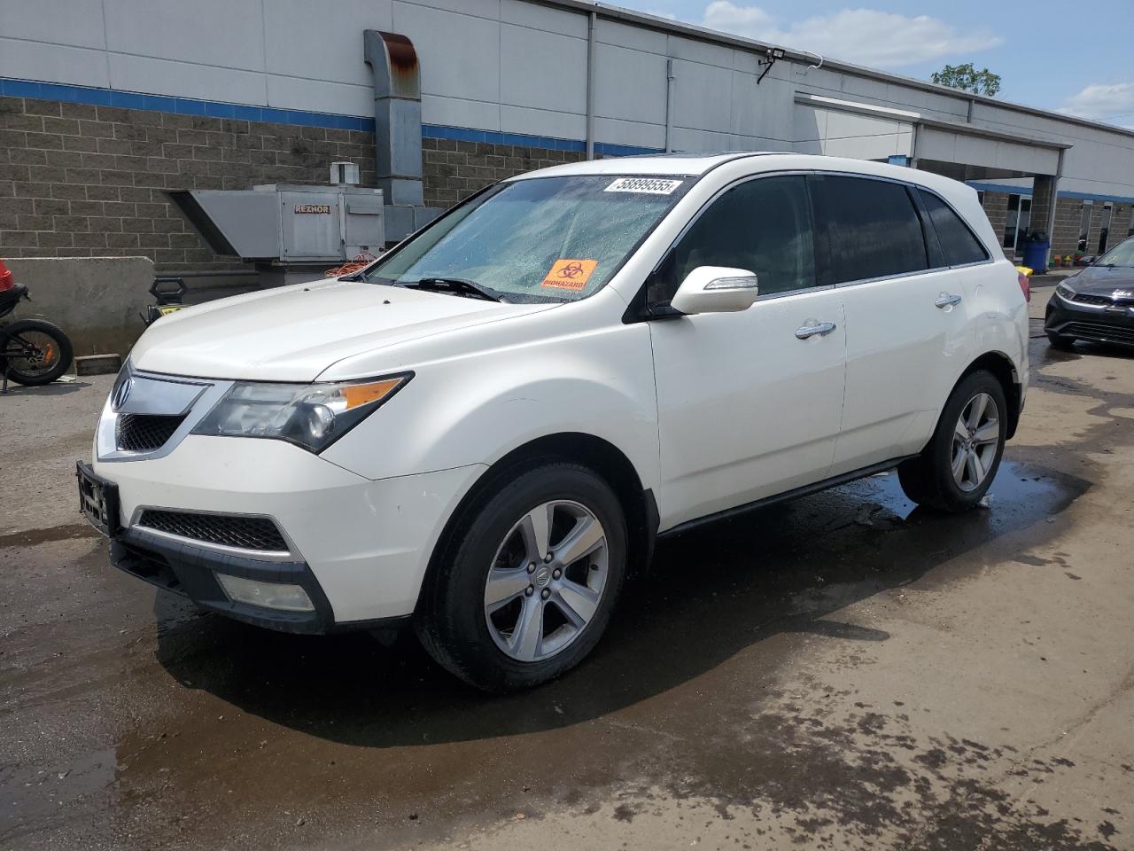 2012 Acura MDX Technology, VIN 2HNYD2H47CH531135 — Biohazard / chemical