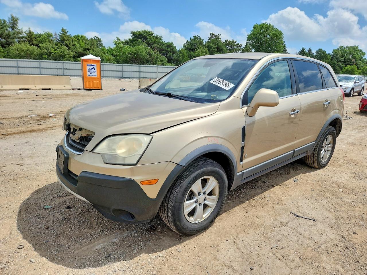 2008 Saturn VUE XE, VIN 3GSCL33P48S620857 — Front end