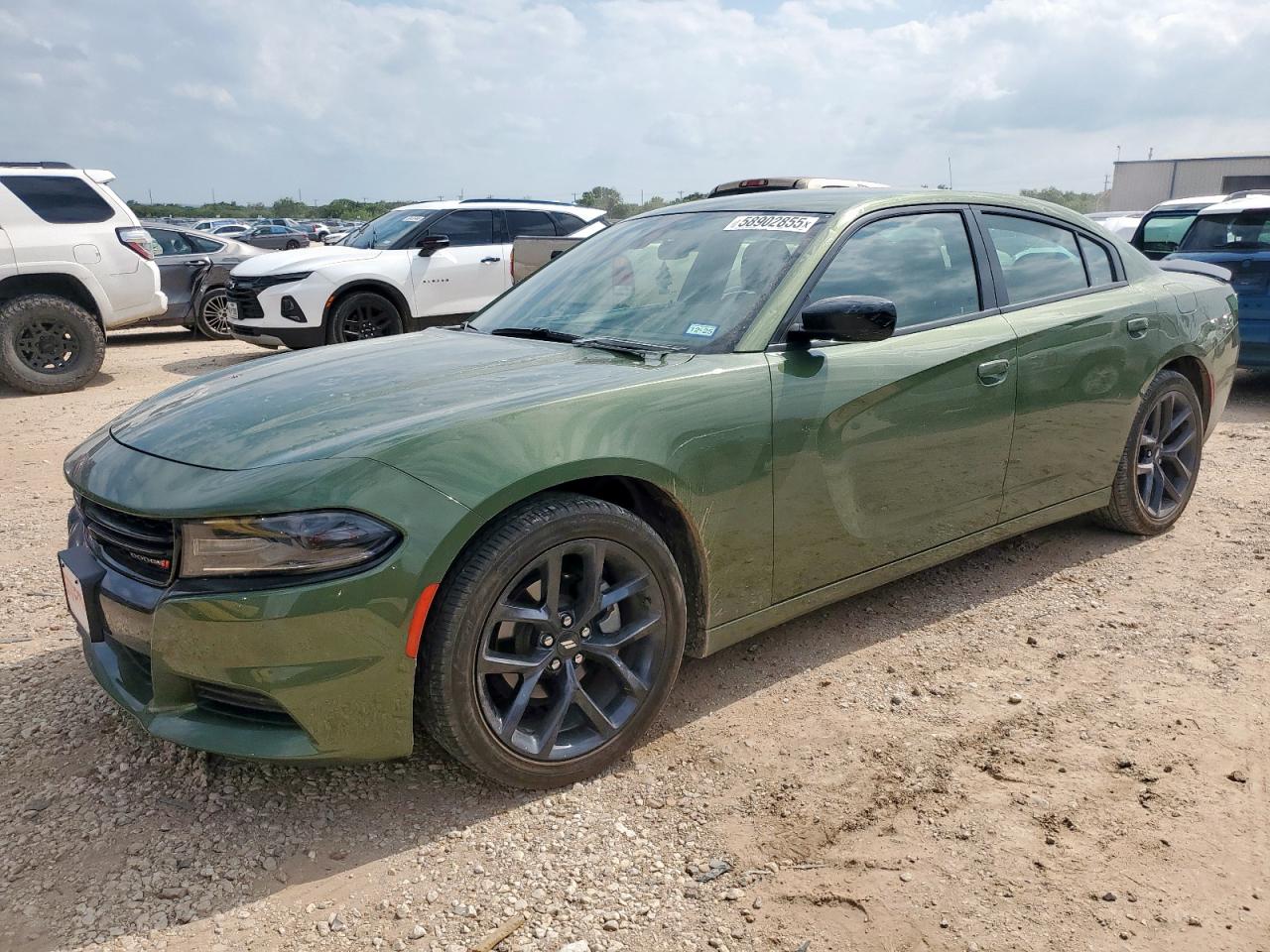 2021 Dodge Charger SXT, VIN 2C3CDXBG4MH659919 — Hail