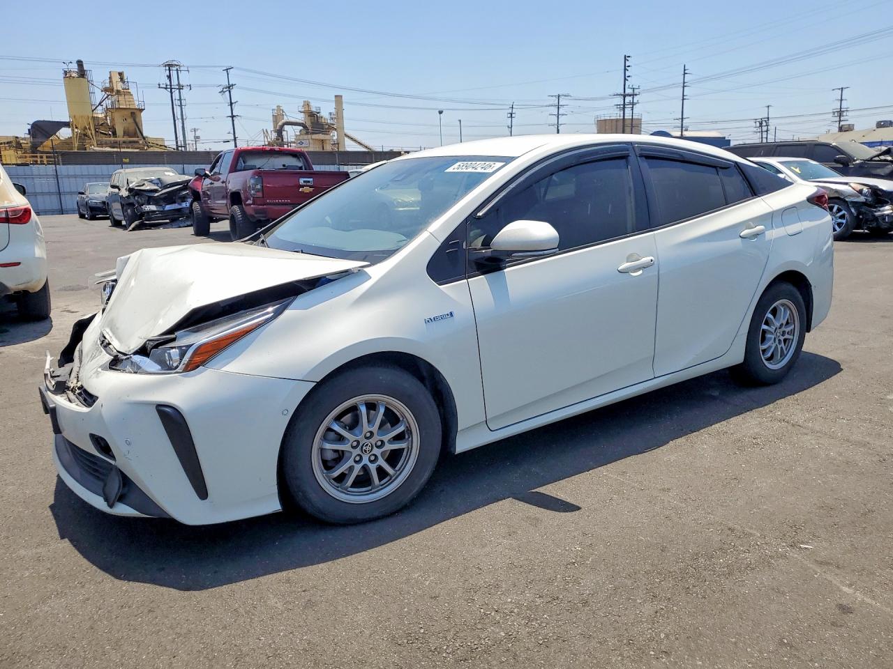 2020 Toyota Prius LE, VIN JTDKARFU4L3113425 — Front end