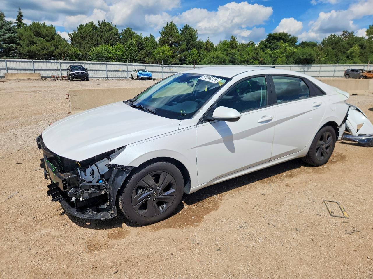 2021 Hyundai Elantra SEL, VIN 5NPLS4AG0MH047886 — Rear end