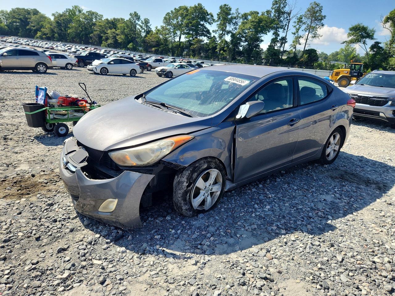 2011 Hyundai Elantra Limited, VIN 5NPDH4AE0BH046879 — Front end