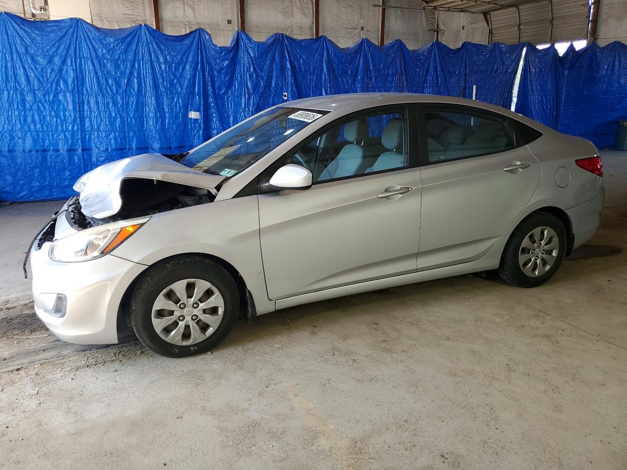 2016 Hyundai Accent SE, VIN KMHCT4AE0GU110972 — Фото с аукциона 1 of 4