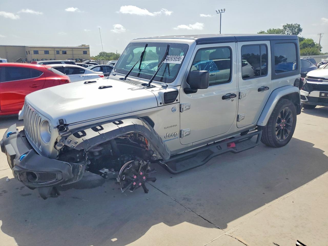 2023 Jeep Wrangler Sahara, VIN 1C4JJXP68PW641361 — Front end