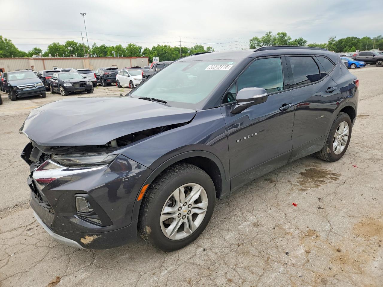2021 Chevrolet Blazer LT, VIN 3GNKBCRS7MS536474 — Front end