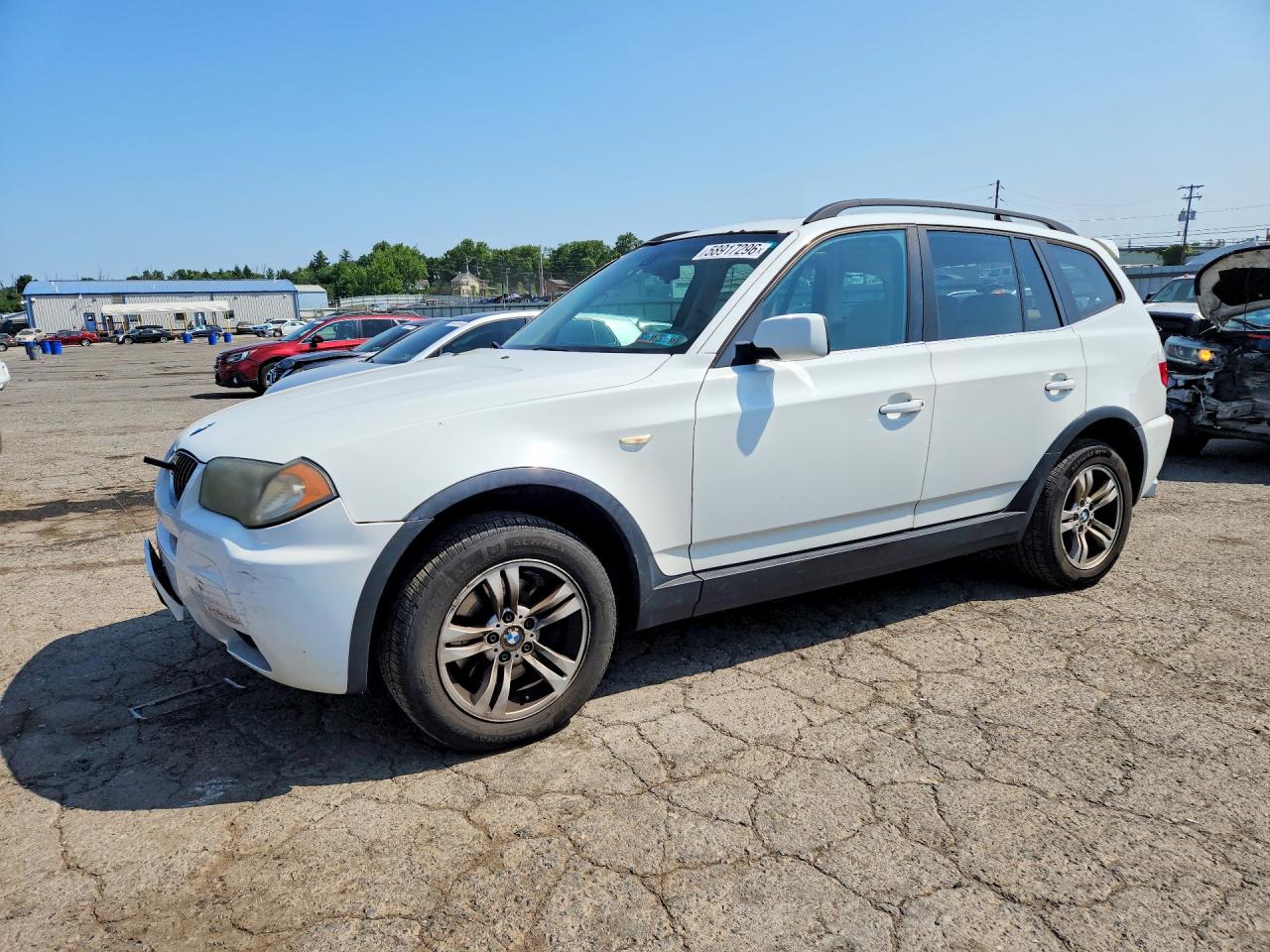 2006 BMW X3 3.0i, VIN WBXPA93416WG90769 — Зад