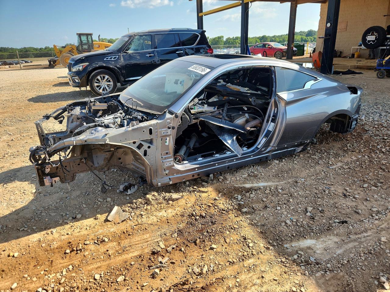 2018 Infiniti Q60 Luxe, VIN JN1EV7EL6JM391932 — Stripped
