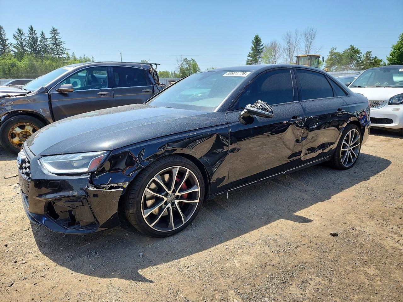 2020 Audi S4 Prestige, VIN WAUC4AF43LA051330 — Side