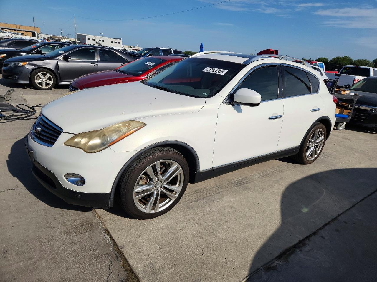 2011 Infiniti EX Journey, VIN JN1AJ0HP3BM801054 — Water / flood