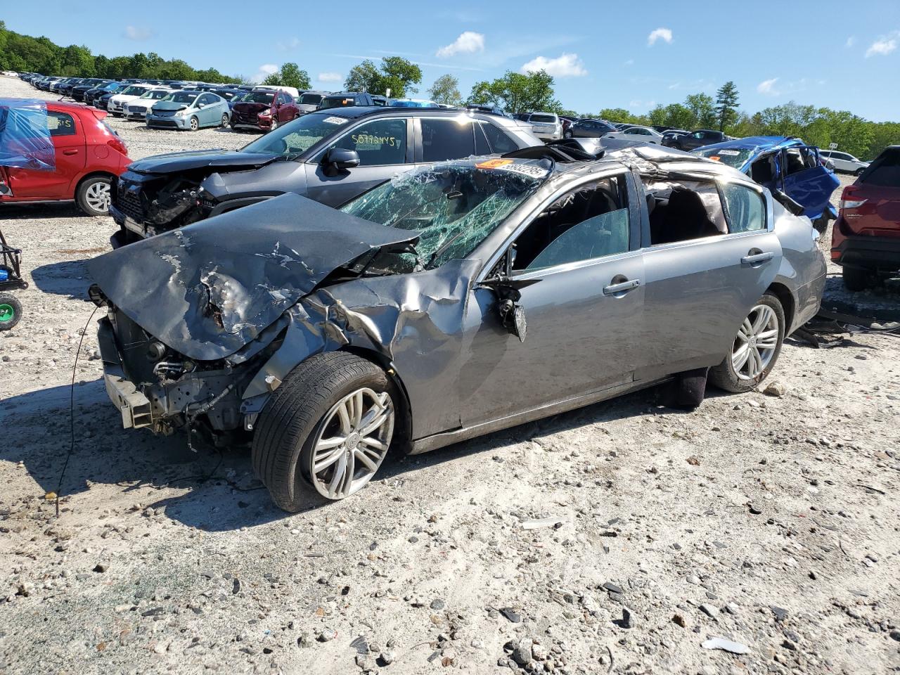 2012 Infiniti G37 x, VIN JN1CV6AR5CM673106 — Rollover