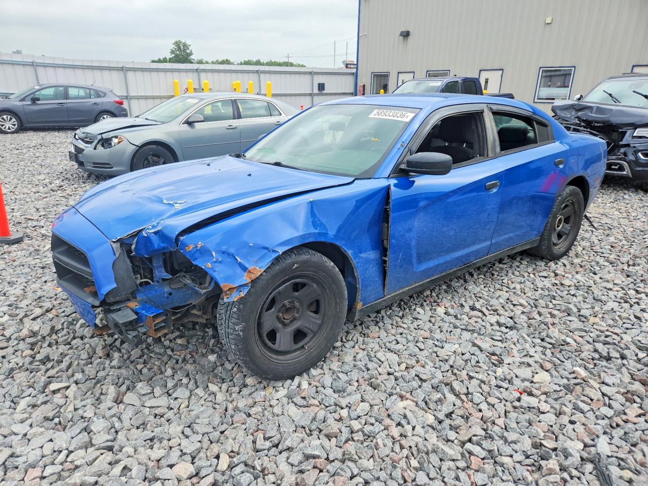 2012 Dodge Charger Police, VIN 2C3CDXAT7CH232280 — Front end