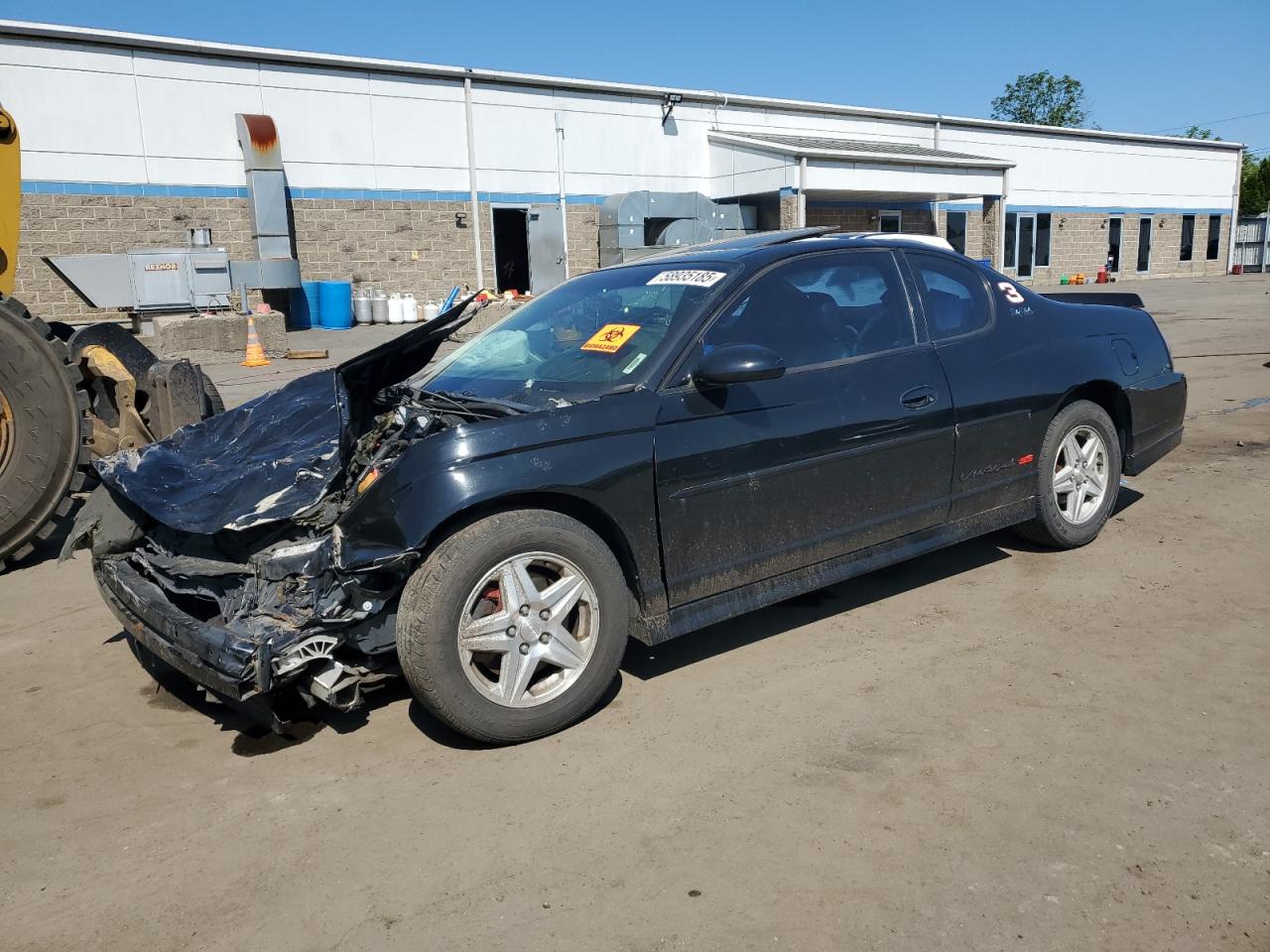 2003 Chevrolet Monte Carlo SS, VIN 2G1WX12K939170404 — Biohazard / chemical