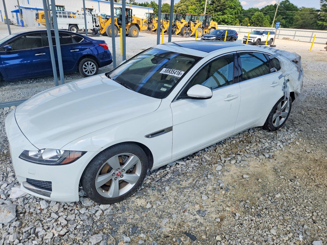 2018 Jaguar XF 25t, VIN SAJBS4FX7JCY54340 — Rear end