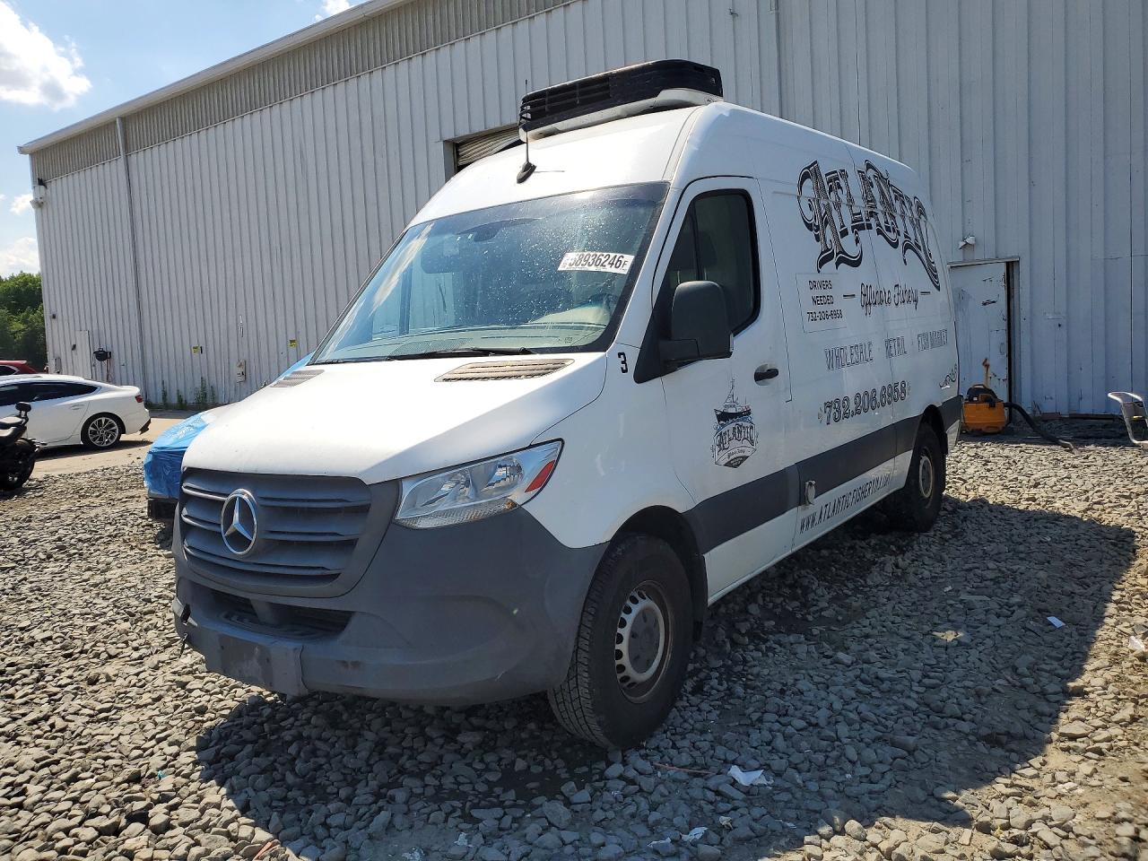 2019 Mercedes-Benz Sprinter Cargo, VIN WD3PF0CD5KP024178 — Water / flood