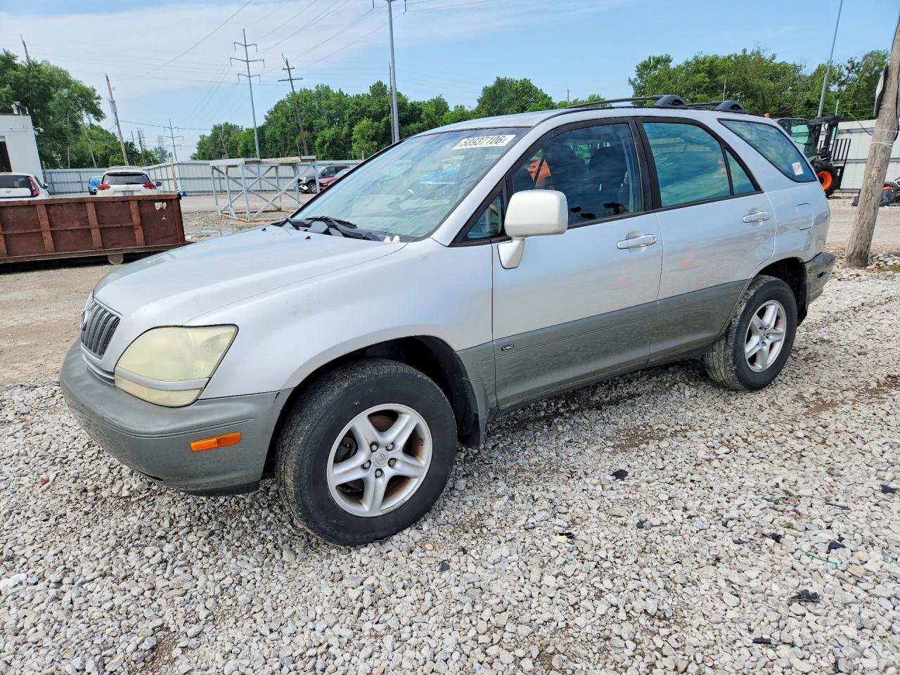 2002 Lexus RX 300, VIN JTJHF10U820290398 — Rear end
