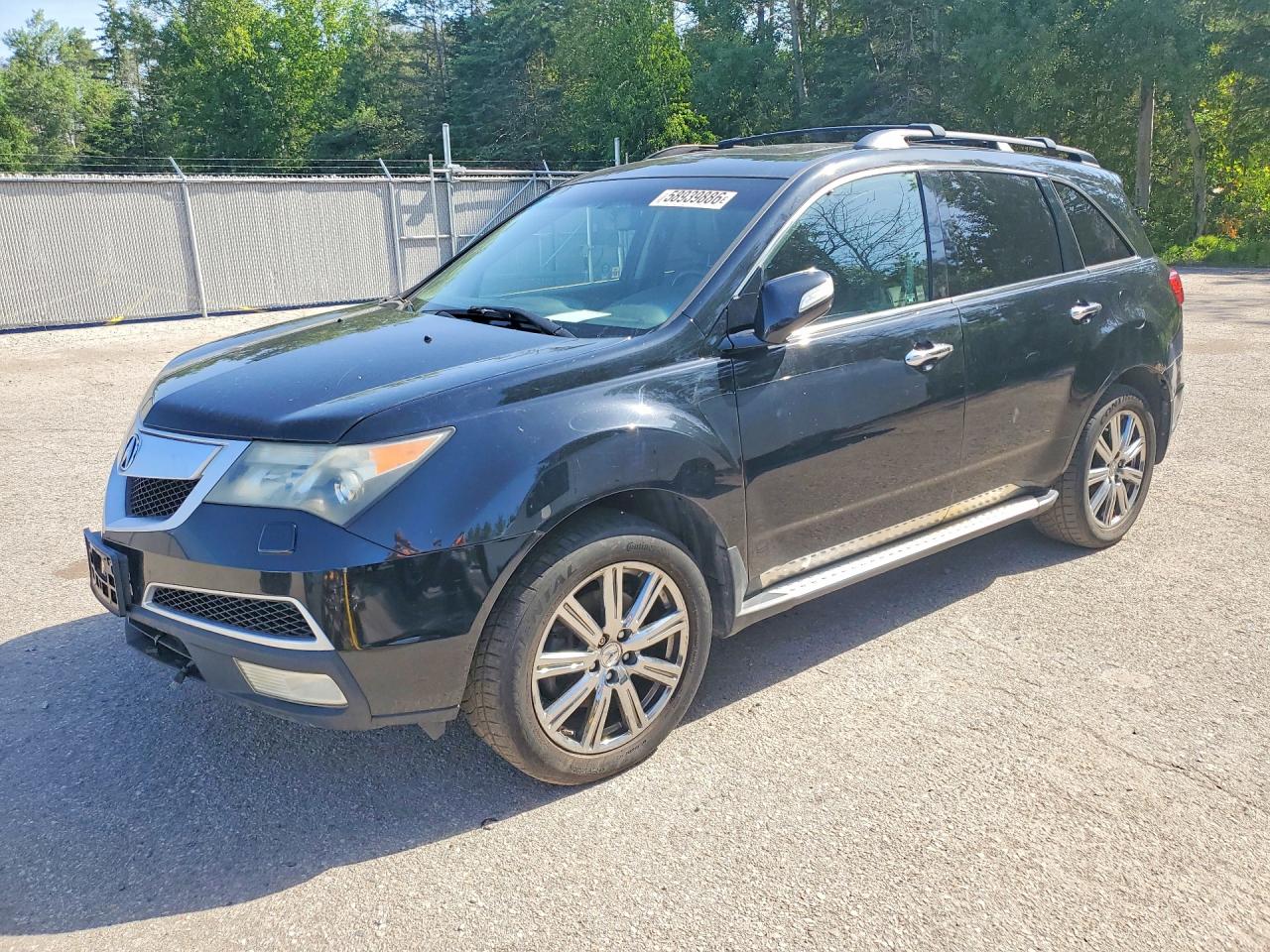 2012 Acura MDX, VIN 2HNYD2H21CH004979 — Minor dents and scratches