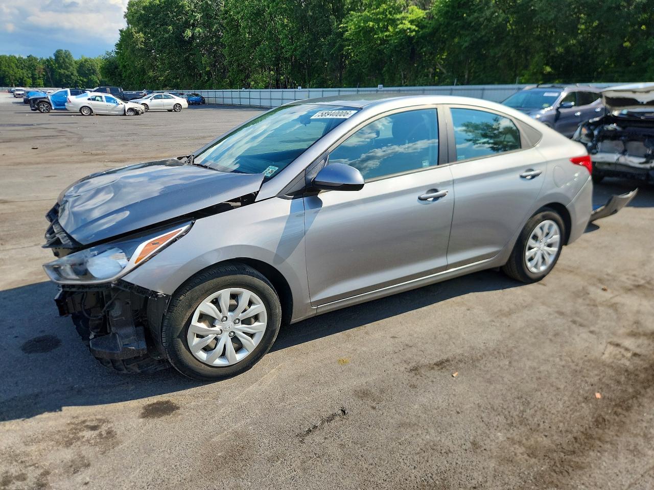 2021 Hyundai Accent SE, VIN 3KPC24A61ME150651 — Front end