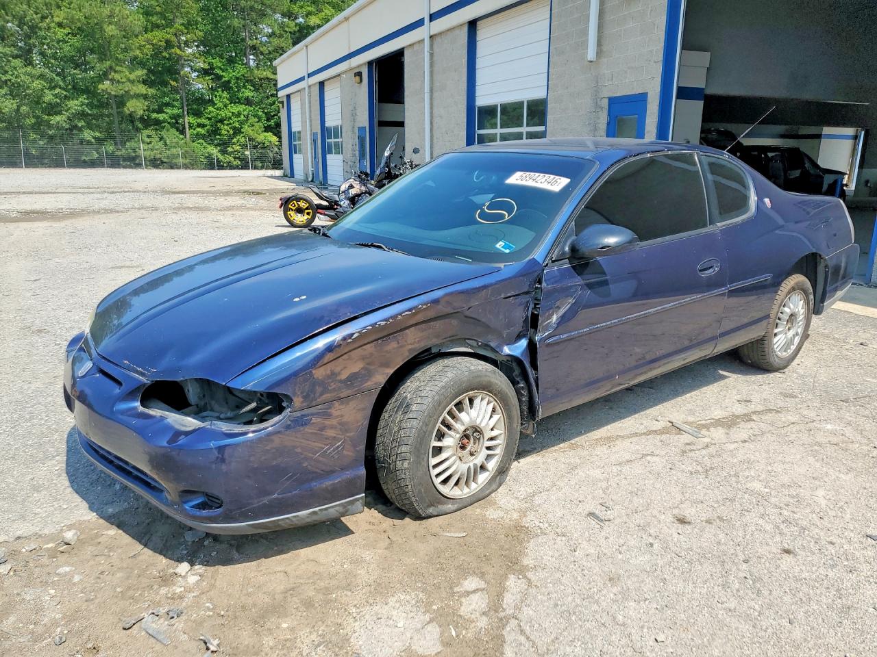 2001 Chevrolet Monte Carlo LS, VIN 2G1WW12E519136518 — Front end