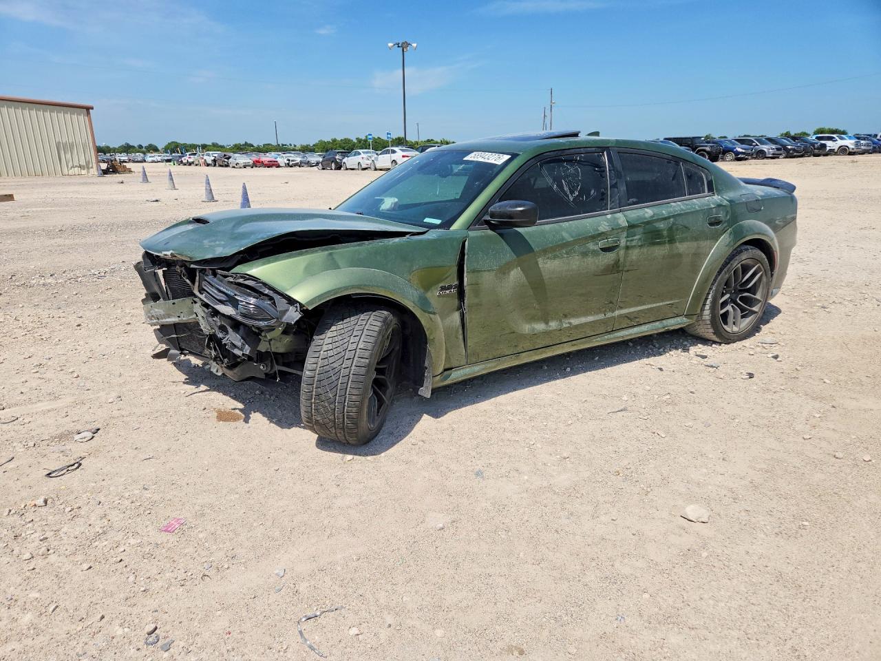2021 Dodge Charger Scat Pack Widebody, VIN 2C3CDXGJ6MH643919 — Front end