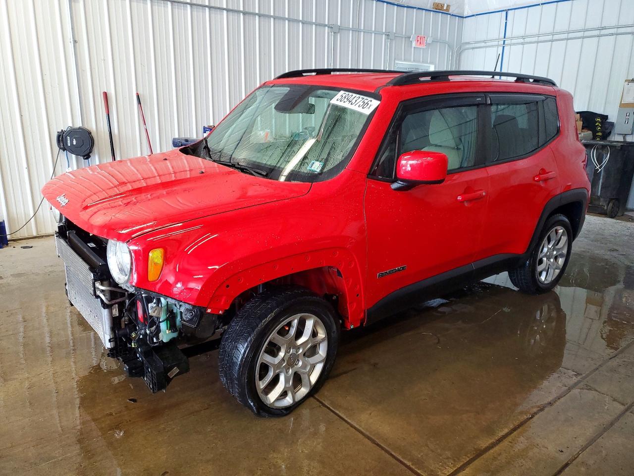 2018 Jeep Renegade Altitude, VIN ZACCJBBB7JPG91124 — Front end