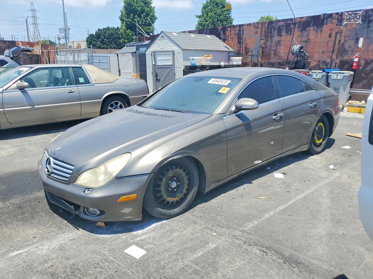 2006 Mercedes-Benz CLS 500, VIN WDDDJ75X46A010553 — Interior fire