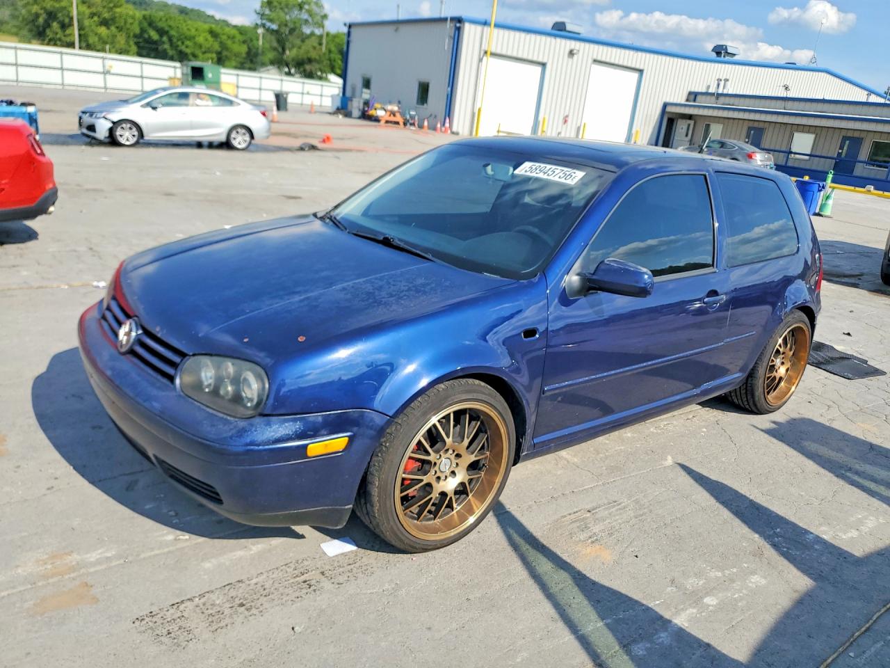 2002 Volkswagen Golf GTI, VIN 9BWDE61JX24050368 — Мелкие вмятины и царапины