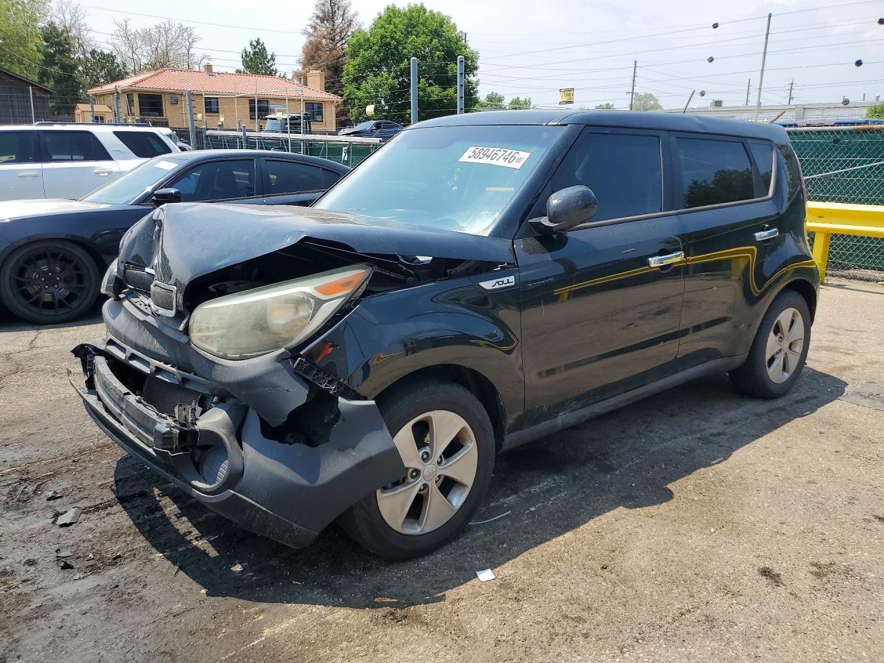 2015 Kia Soul, VIN KNDJN2A27F7756278 — Front end