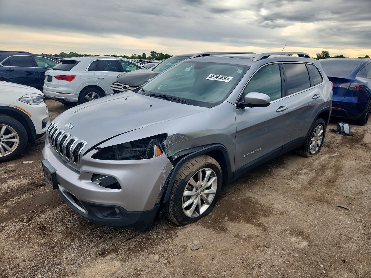 2014 Jeep Cherokee Limited, VIN 1C4PJLDB6EW160798 — Перед