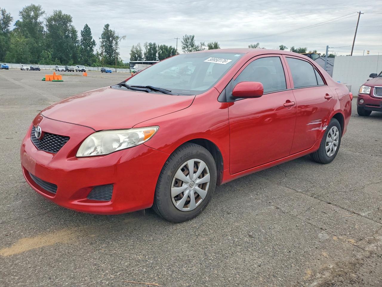 2009 Toyota Corolla LE, VIN JTDBL40E099076278 — Side