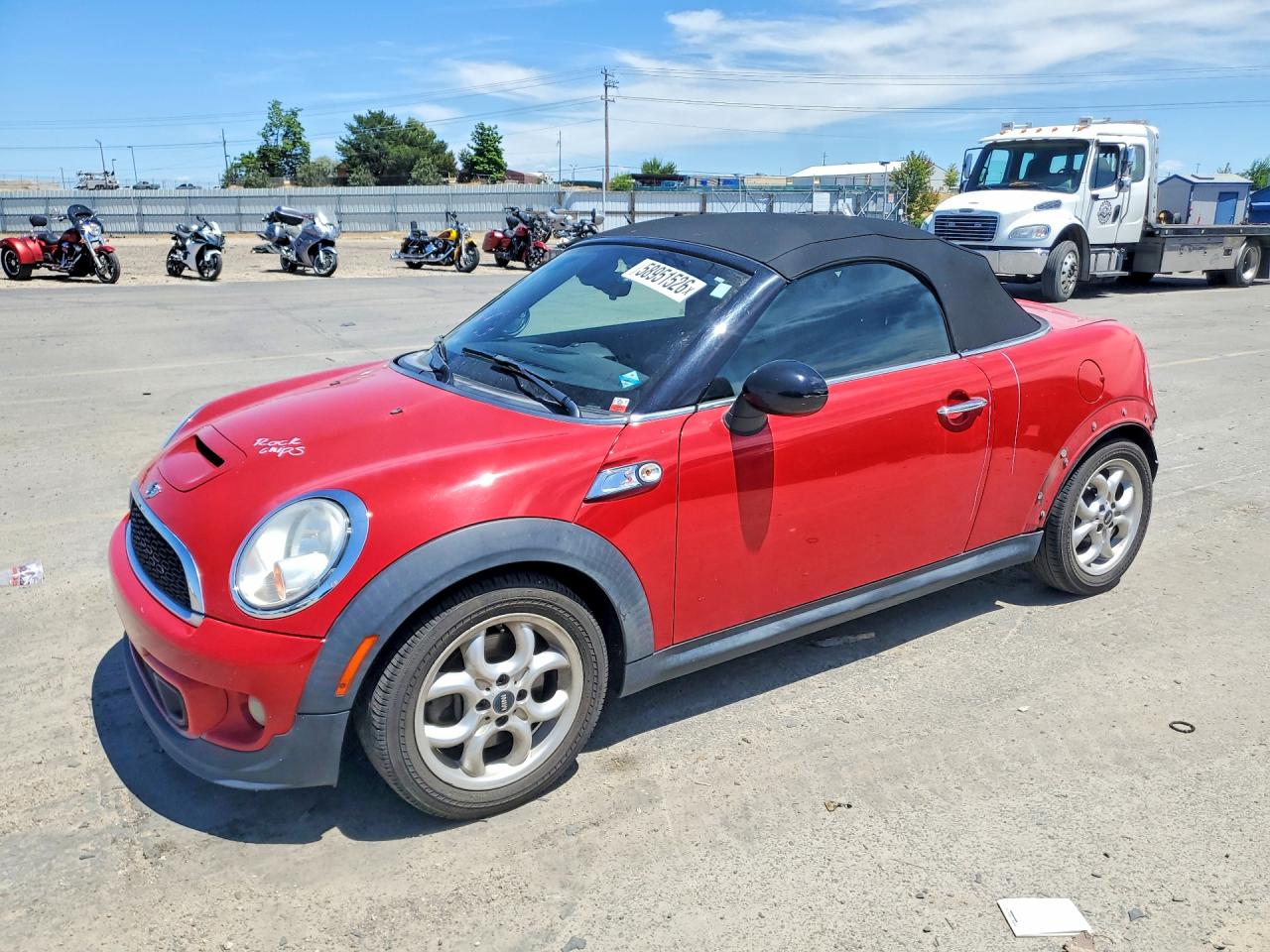 2012 MINI Roadster S, VIN WMWSY3C59CT144253 — Rear end