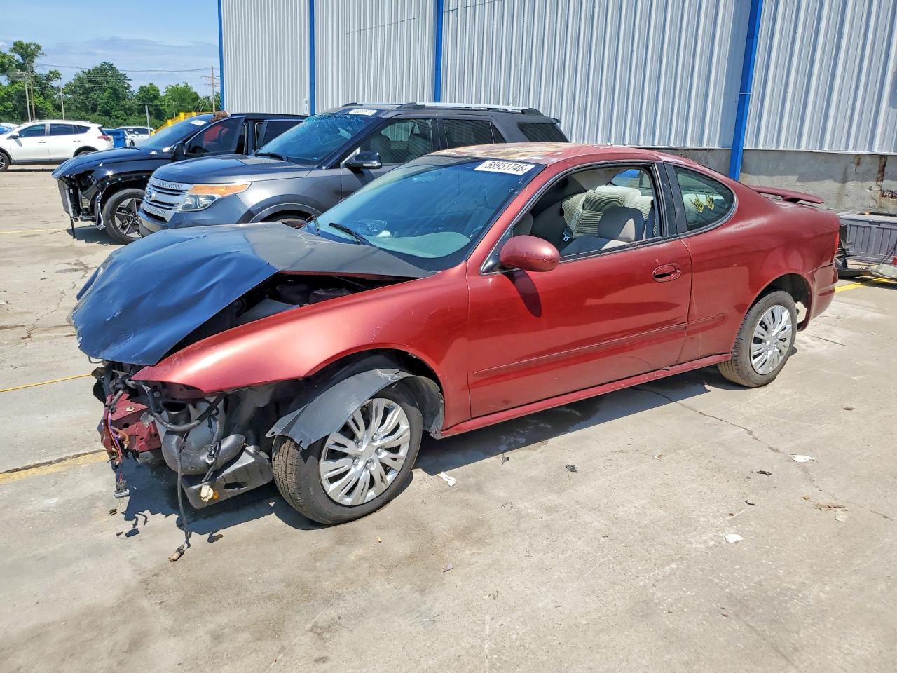 2001 Oldsmobile Alero GL1, VIN 1G3NL12T51C220454 — Front end