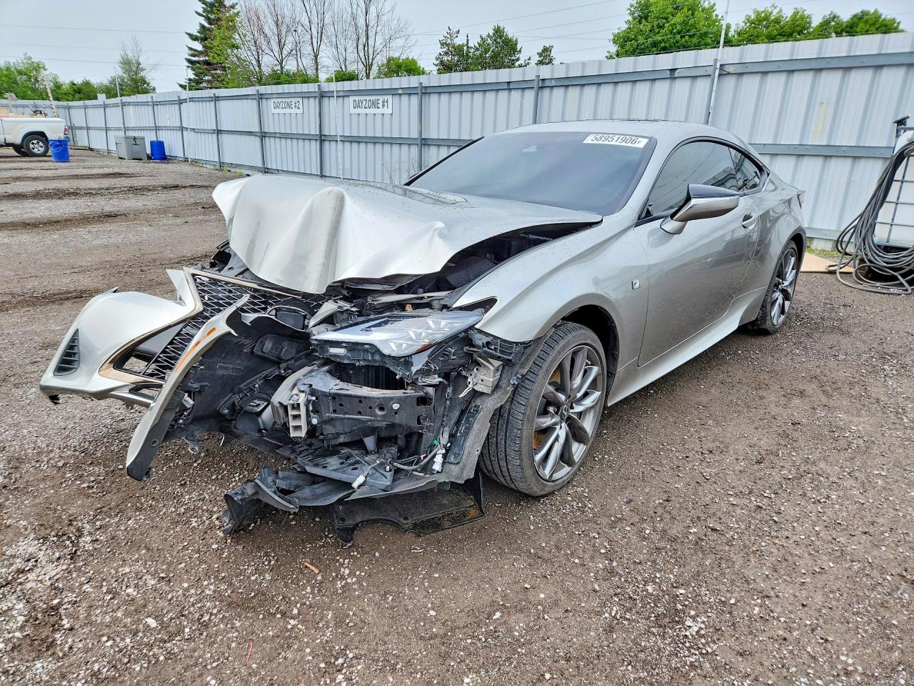 2021 Lexus RC, VIN JTHS85EC2M5006083 — Front end