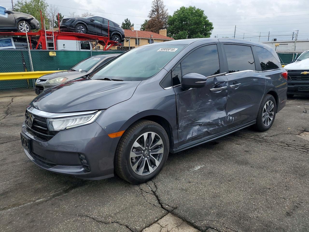 2024 Honda Odyssey EX-L, VIN 5FNRL6H61RB047823 — Side