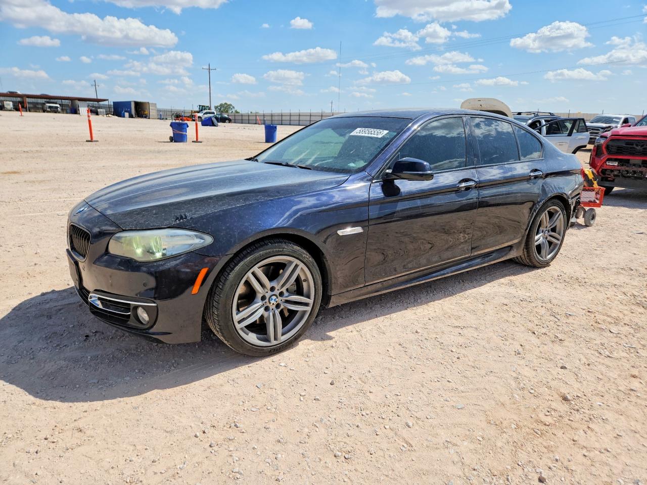 2014 BMW 5 Series 550i, VIN WBAKN9C55ED000983 — Rear end