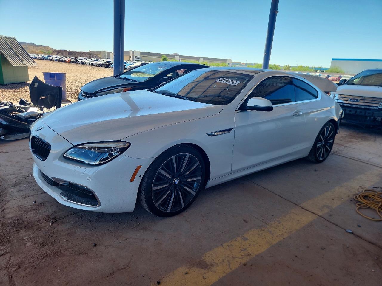 2017 BMW 6 Series, VIN WBA6H5C5XHGJ88257 — Rear end