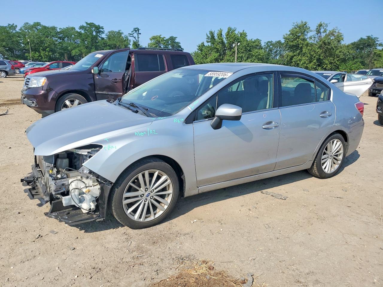 2016 Subaru Impreza Premium, VIN JF1GJAF66GH009686 — Front end