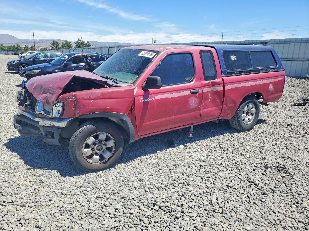 1998 Nissan Frontier XE, VIN 1N6DD26S1WC323682 — Front end