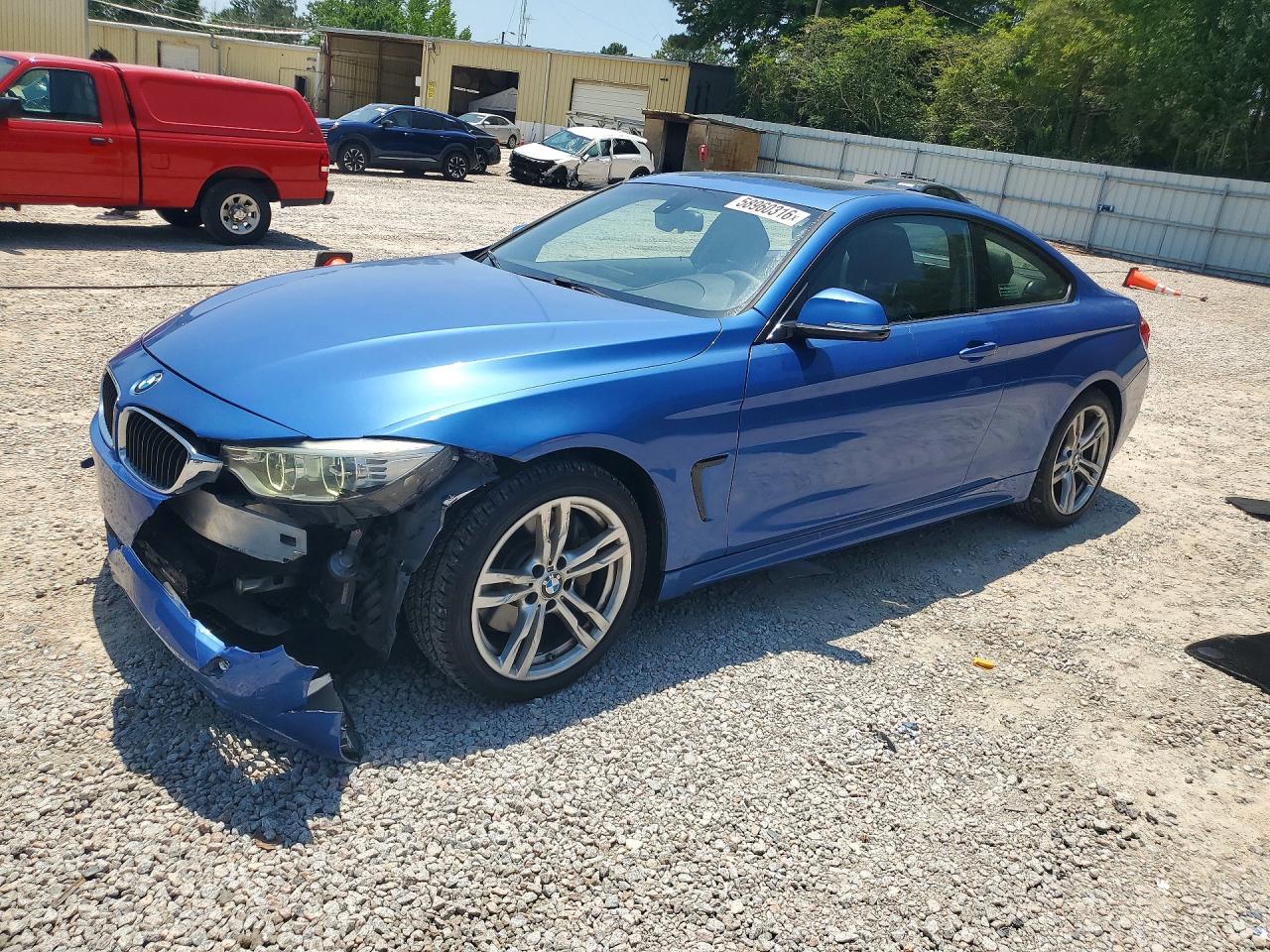 2014 BMW 4 Series 435i xDrive, VIN WBA3R5C59EK187335 — Front end