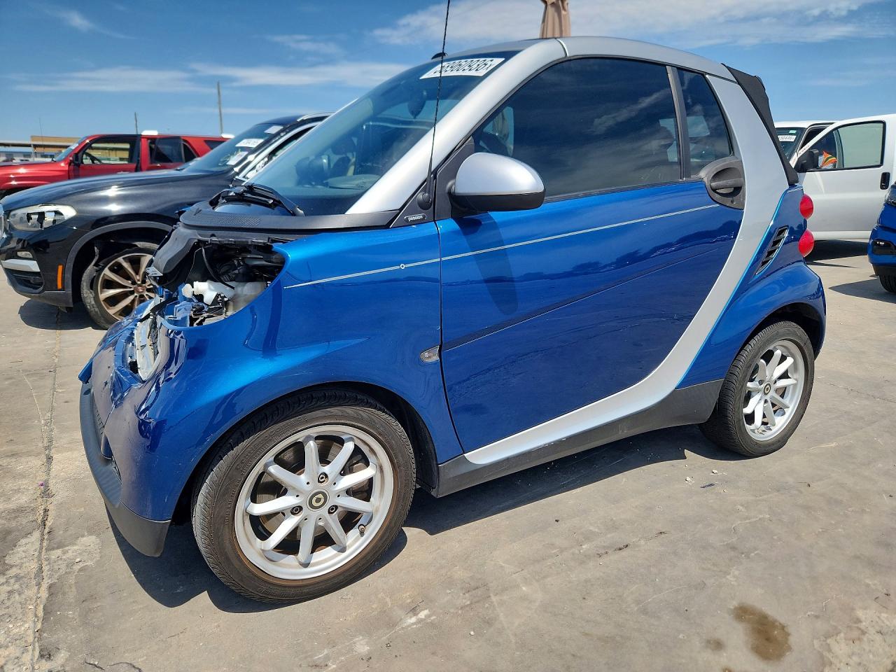 2008 Smart fortwo Passion, VIN WMEEK31X58K125736 — Перед