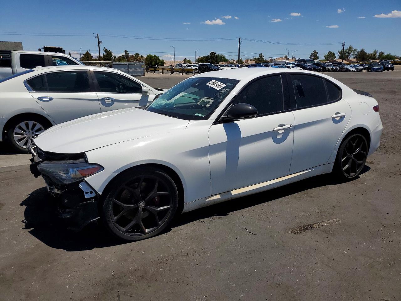 2020 Alfa Romeo Giulia, VIN ZARFAMAN3L7634302 — Front end