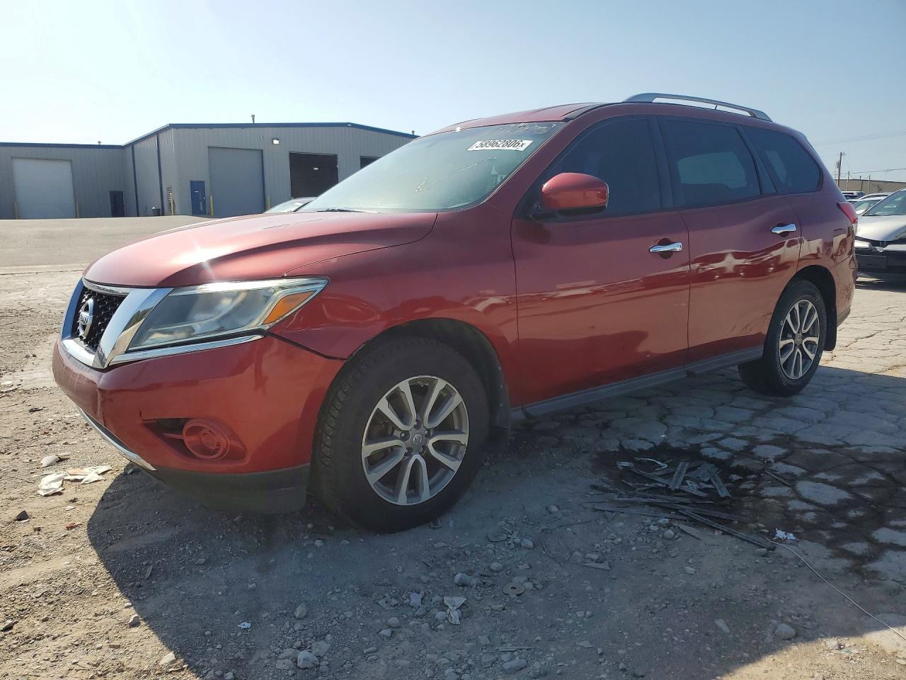 2014 Nissan Pathfinder SV, VIN 5N1AR2MN2EC711809 — Front end