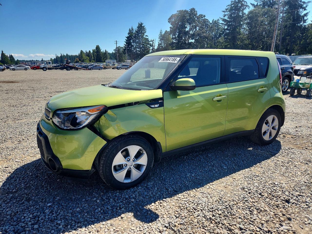 2014 Kia Soul, VIN KNDJN2A2XE7724049 — Front end
