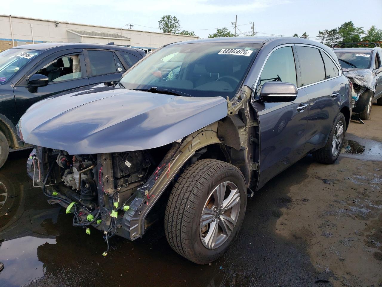 2020 Acura MDX, VIN 5J8YD4H3XLL020791 — Front end