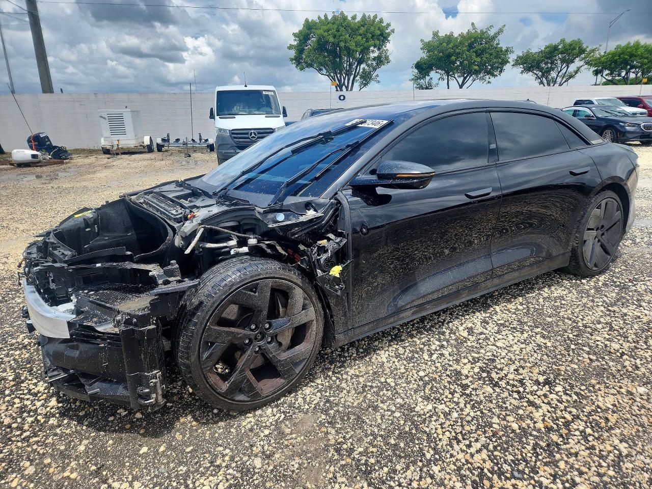 2022 Lucid Air, VIN 50EA1DAA0NA001906 — Front end