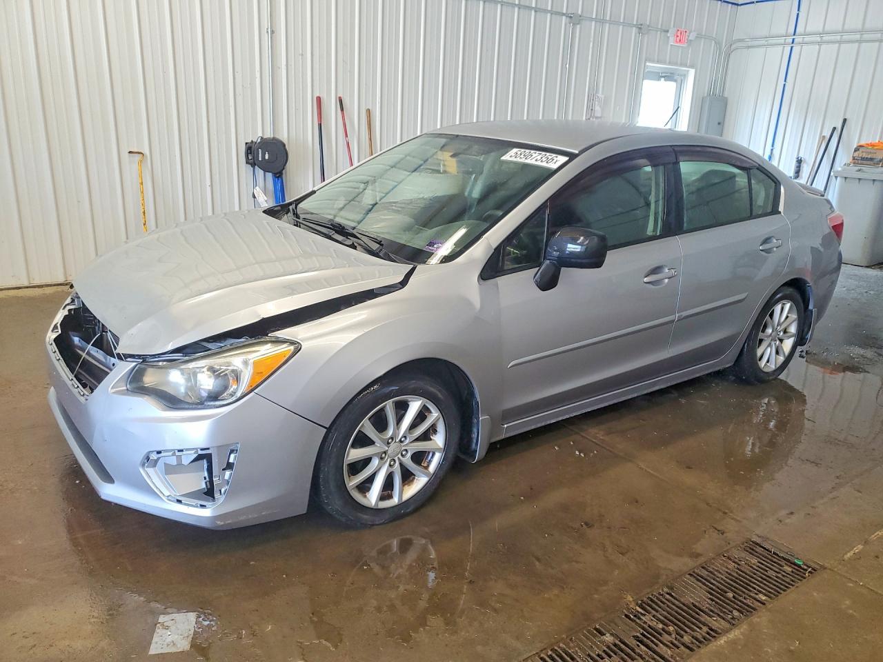 2013 Subaru Impreza Premium, VIN JF1GJAB65DH008692 — Front end