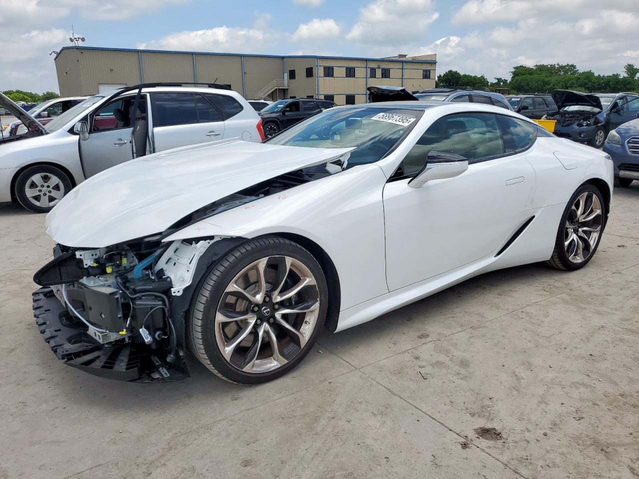 2023 Lexus LC 500h, VIN JTHBP5AY2PA107804 — Перед