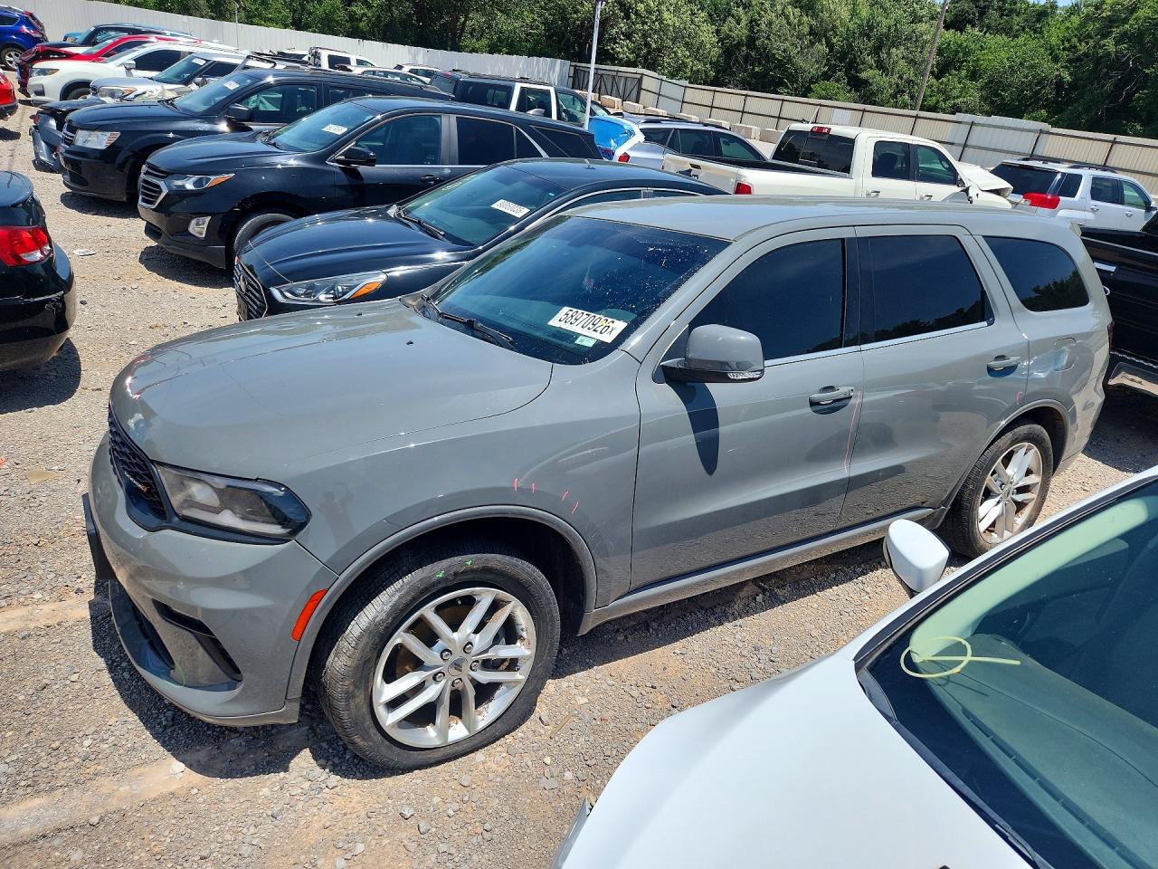 2021 Dodge Durango GT Plus, VIN 1C4RDHDG8MC607995 — Front end